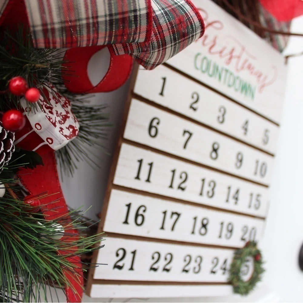 Christmas Advent Calendar Welcome Wreath